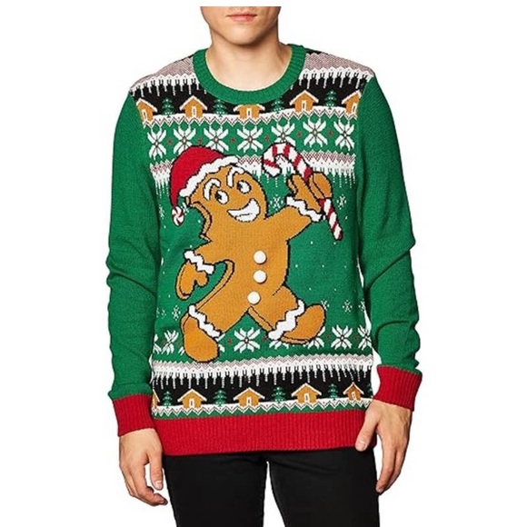 Ugly Christmas Sweater Sweaters Mens Ugly Christmas Sweater Crew